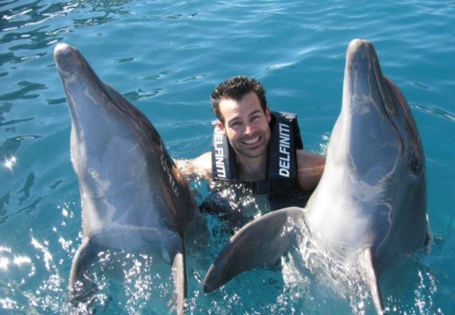 Diversion con delfines